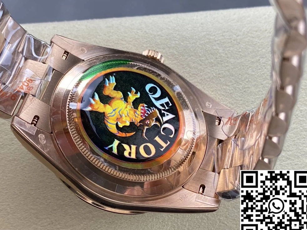 M228345rbr-0006 QF v5 Day Chocalate Rolex Factory Tungsten Dial Date Steel 0218